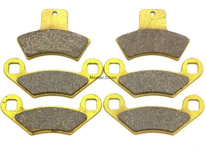 Front Rear Brake Pads for Polaris Sportsman Worker Magnum Scrambler 500 (1996–2006)