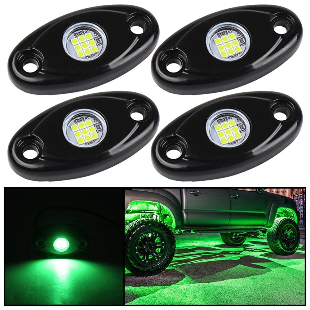 24 Pods LED Rock Lights for Jeep (2010–2023)