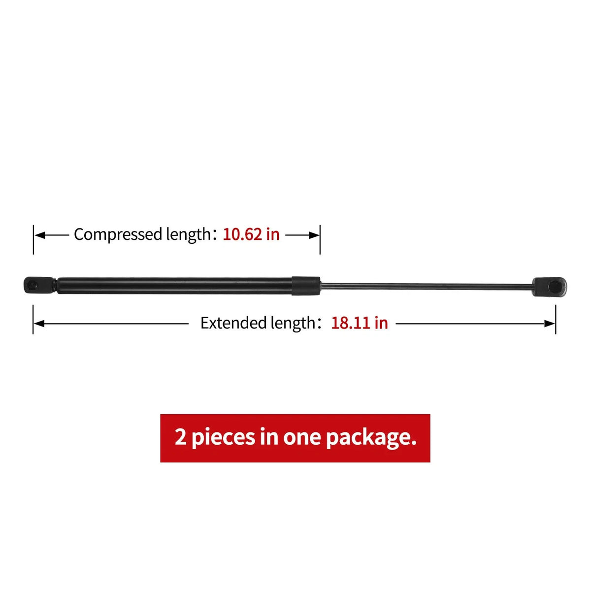 Rear Glass Lift Supports Struts for GMC Yukon XL 1500 (2000–2006)