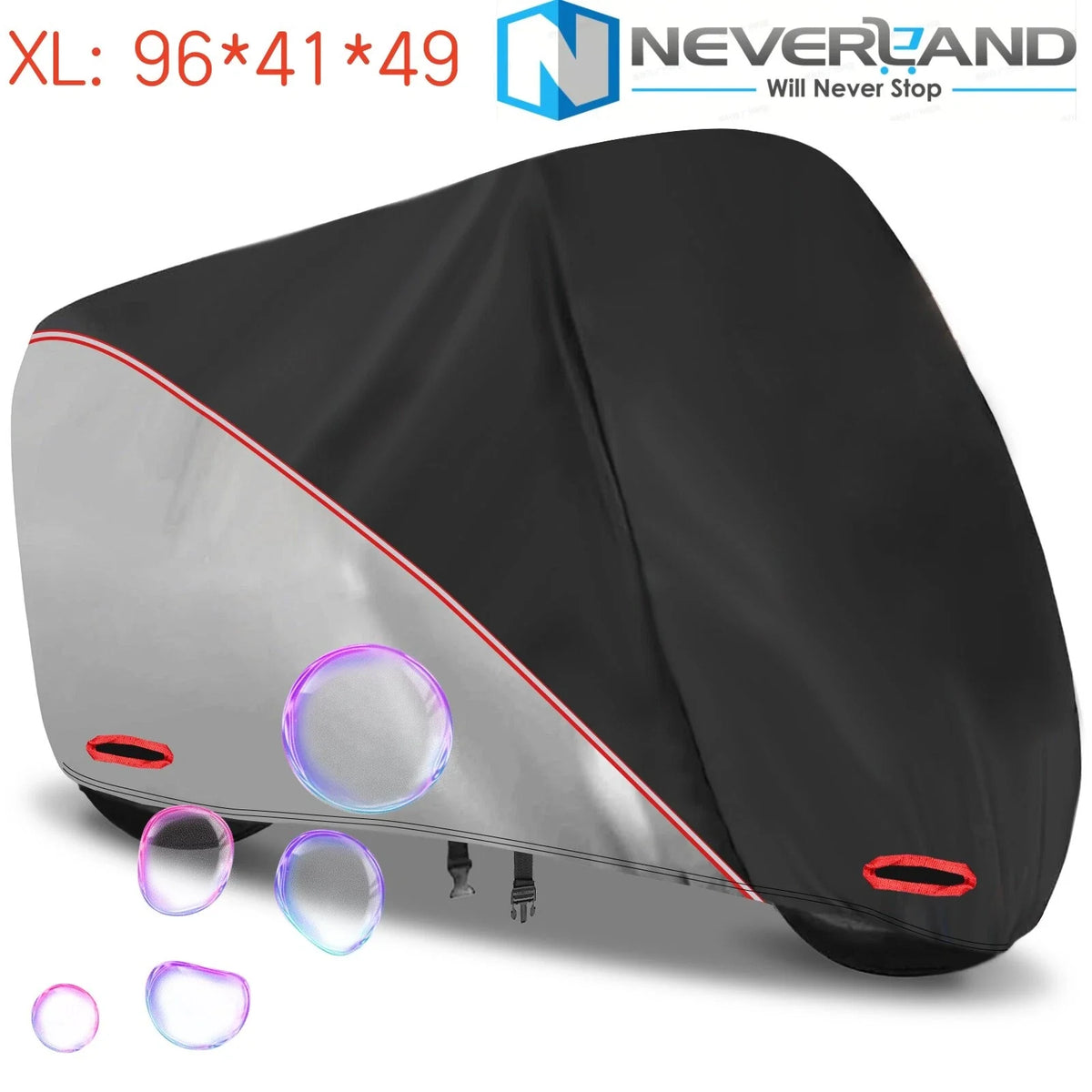 Motorcycle Cover for NEVERLAND 190T (Waterproof, UV, Rain, Dust Resistant)
