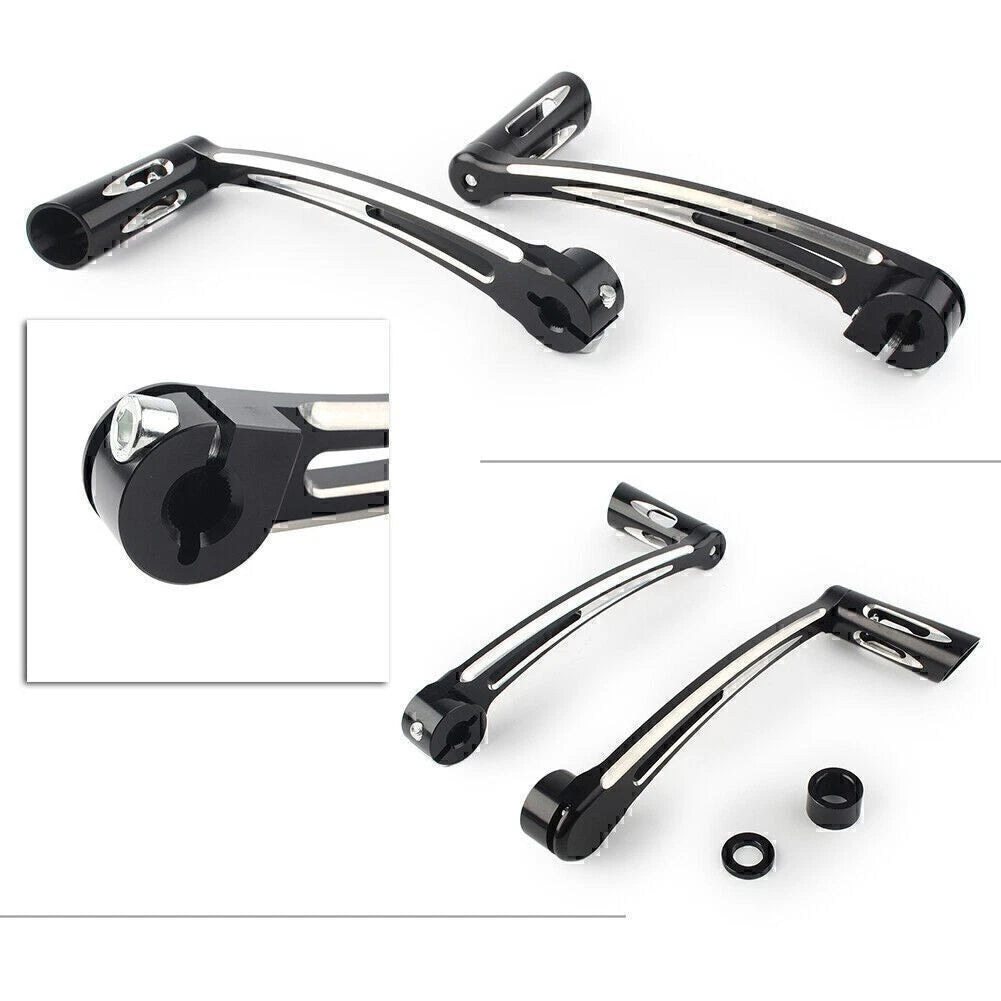 2X Heel Toe Shift Lever with Shifter Peg for Harley Touring (1997–2016)