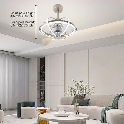 Remote Control Ceiling Fan Light for Farmhouse Bedroom
