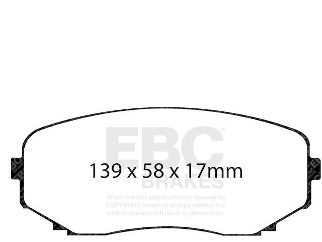 Front Brake Pad Set for Mazda CX-30 (2022) CY436ZN