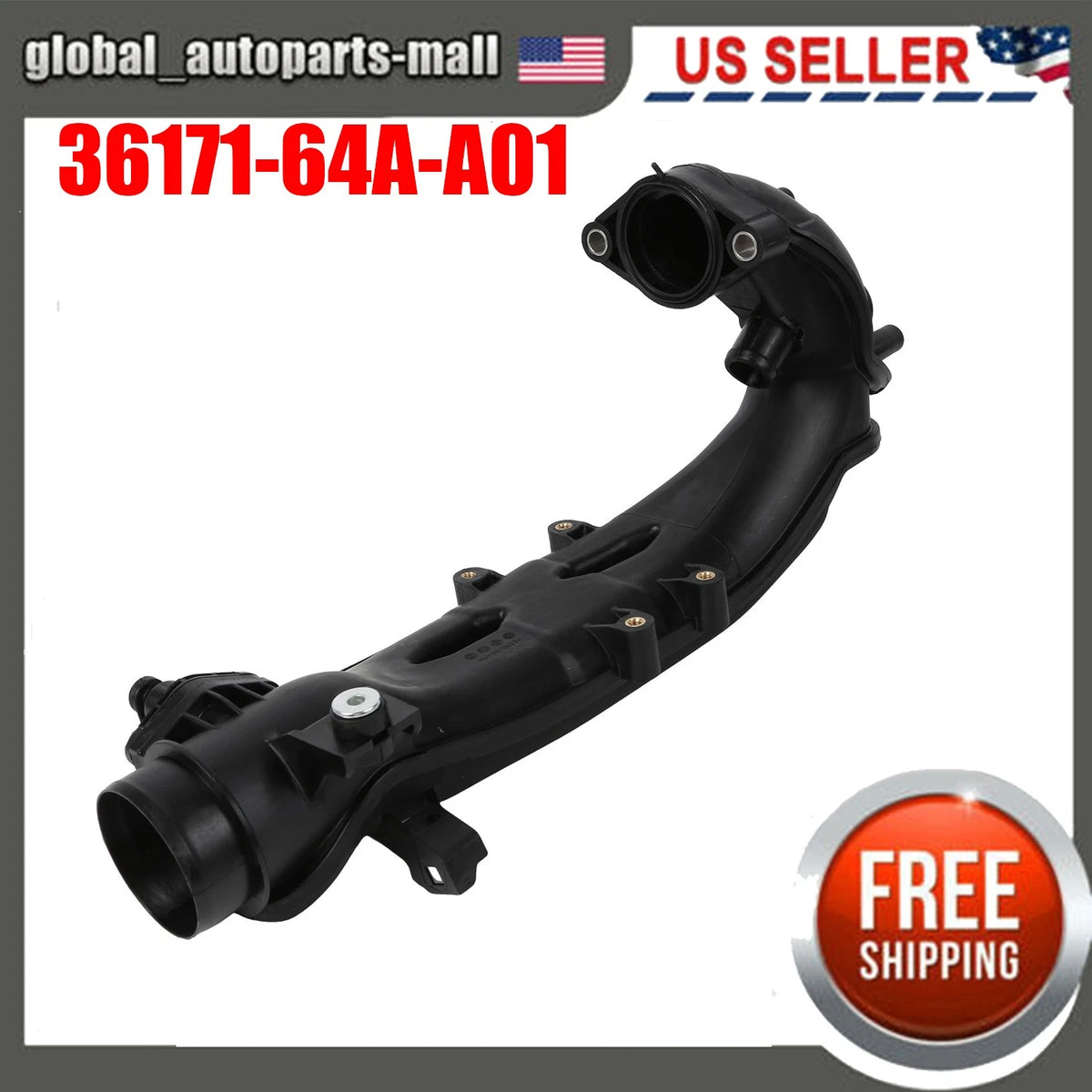 Pipe Assy Turbocharger for Honda Civic 2022–2024 (36171-64A-A01, 3617164AA01)