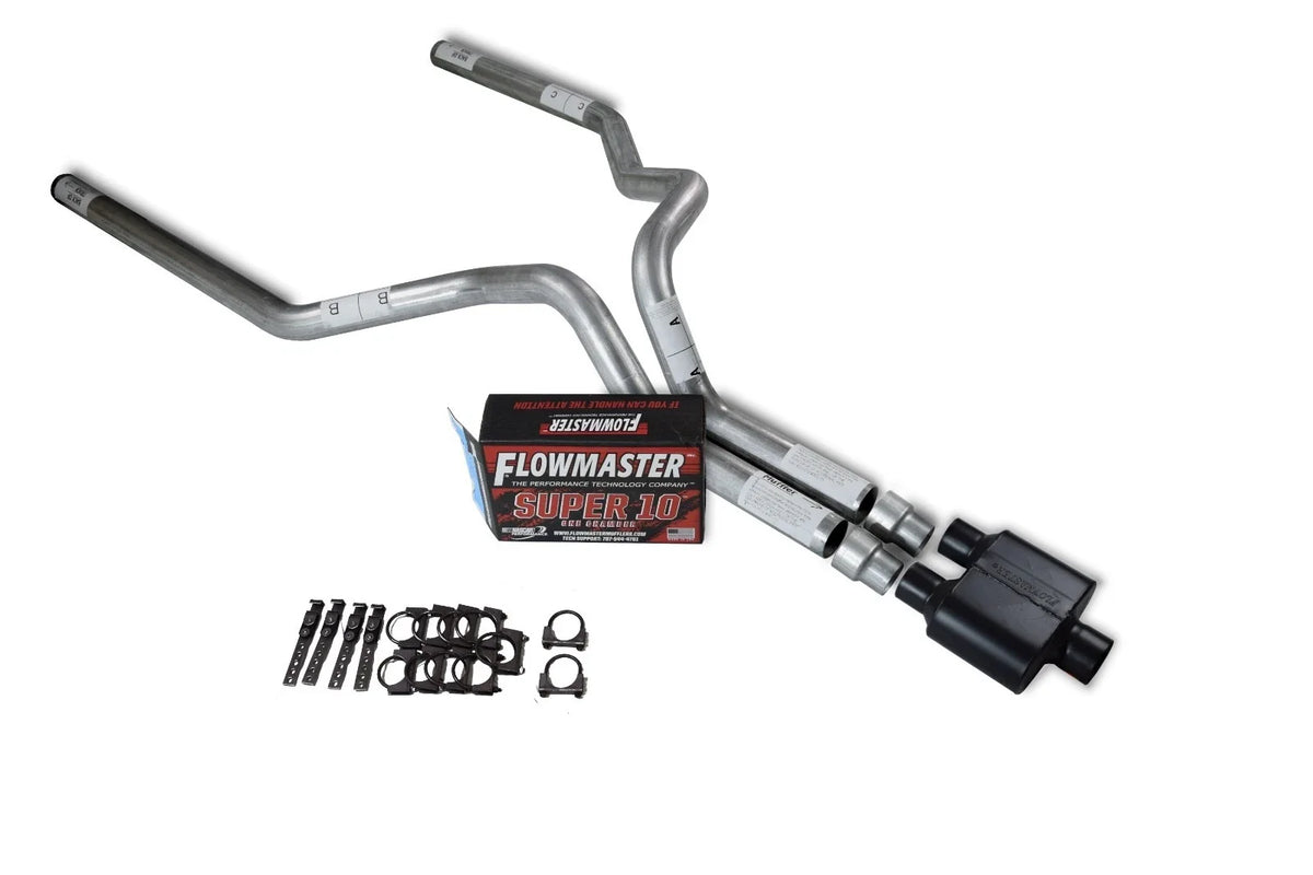 3" Dual Exhaust Kit for Ford F-150 (2004–2014) Flowmaster Super 10