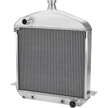 Buffed Aluminum Radiator for Chevy T-Bucket (1917–1923) 91015600-B
