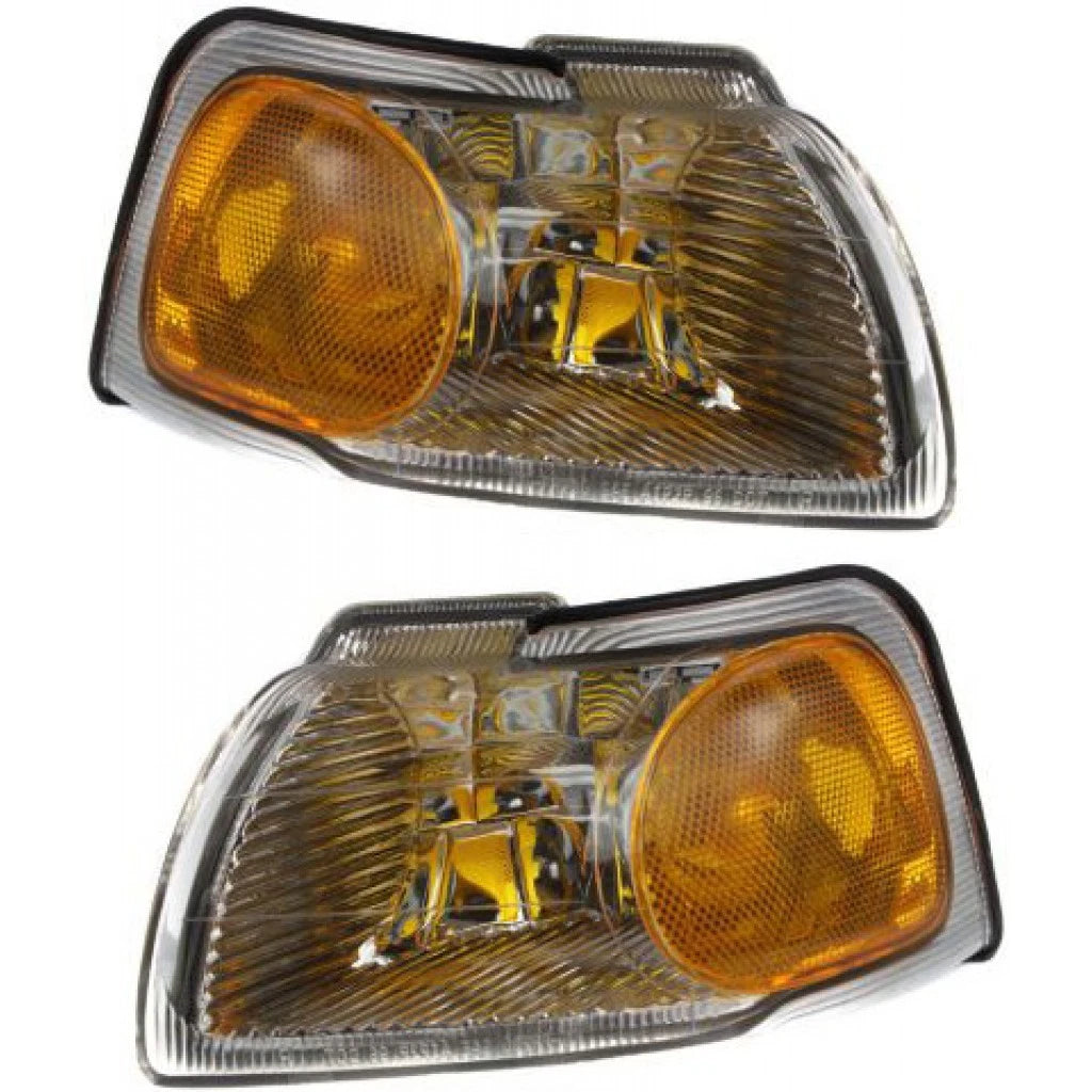 Corner Light Pair for Ford Mercury Cougar (1996–1997) PLX-M0-USA-18-3188-01-CL360A71, FO2520131, FO2521131