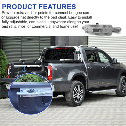 Set of 4 Cargo Tie Down Cleats for Nissan Titan XD (2016–2023) 999T7-W3900