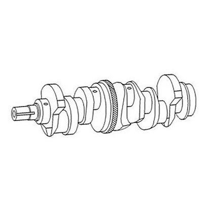 Crankshaft for 4 Cyl. 268 cu. in. (Fits 6610, 6710, 7710)