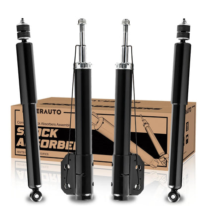 Set of 4 Front and Rear Struts for