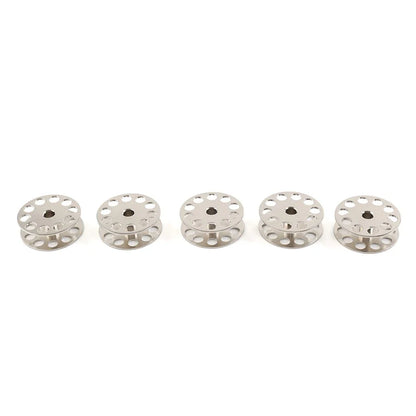 5x Large Steel Bobbins for Singer 144W 145W, Mitsubishi DU-105 DU-108