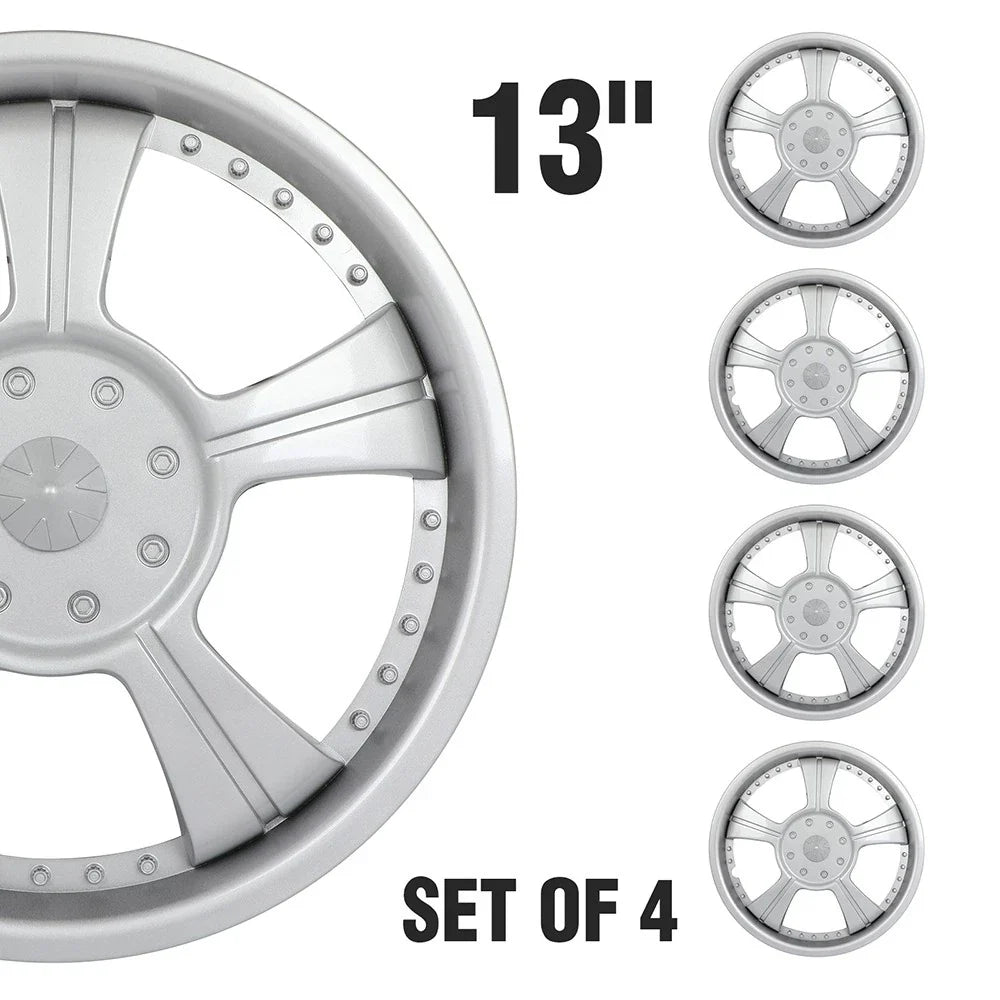Set of 4 Wheel Covers for R13 Tires