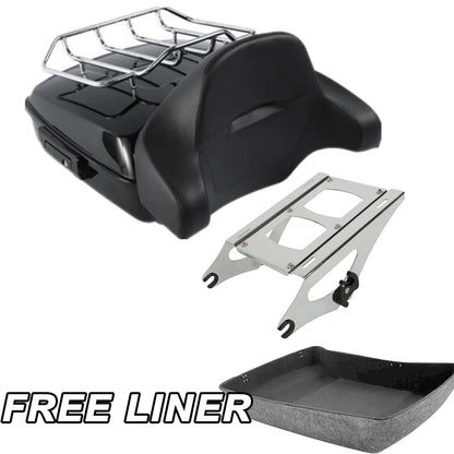 Chopped Trunk Pad Mount Rack for Harley Touring FLHX FLHT (2014–2026)