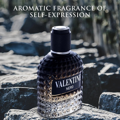 Valentine Nero for Men - Woody Aromatic 3.4 Fl Oz (Pack of 1)