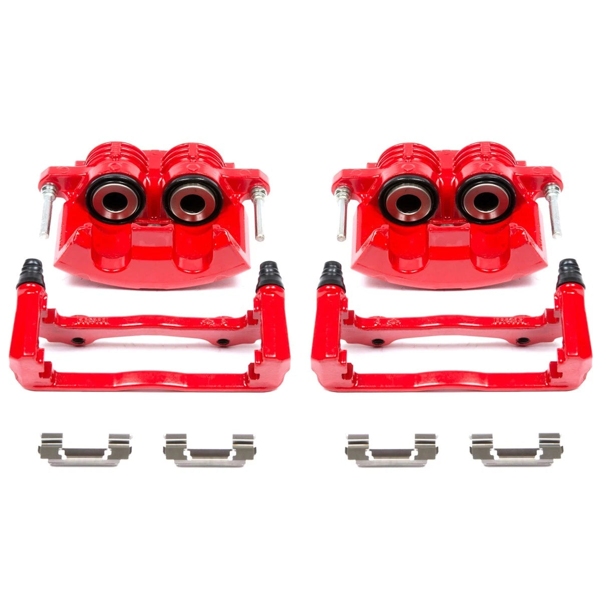 2X Powerstop Brake Calipers Set Front for Chevy Pontiac Firebird (1998–2002) S4692