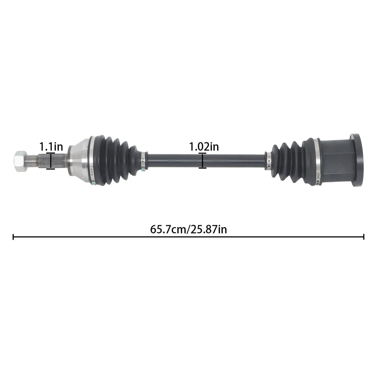Front Left CV Axle Assembly for Infiniti G37 G25 (2009–2013)