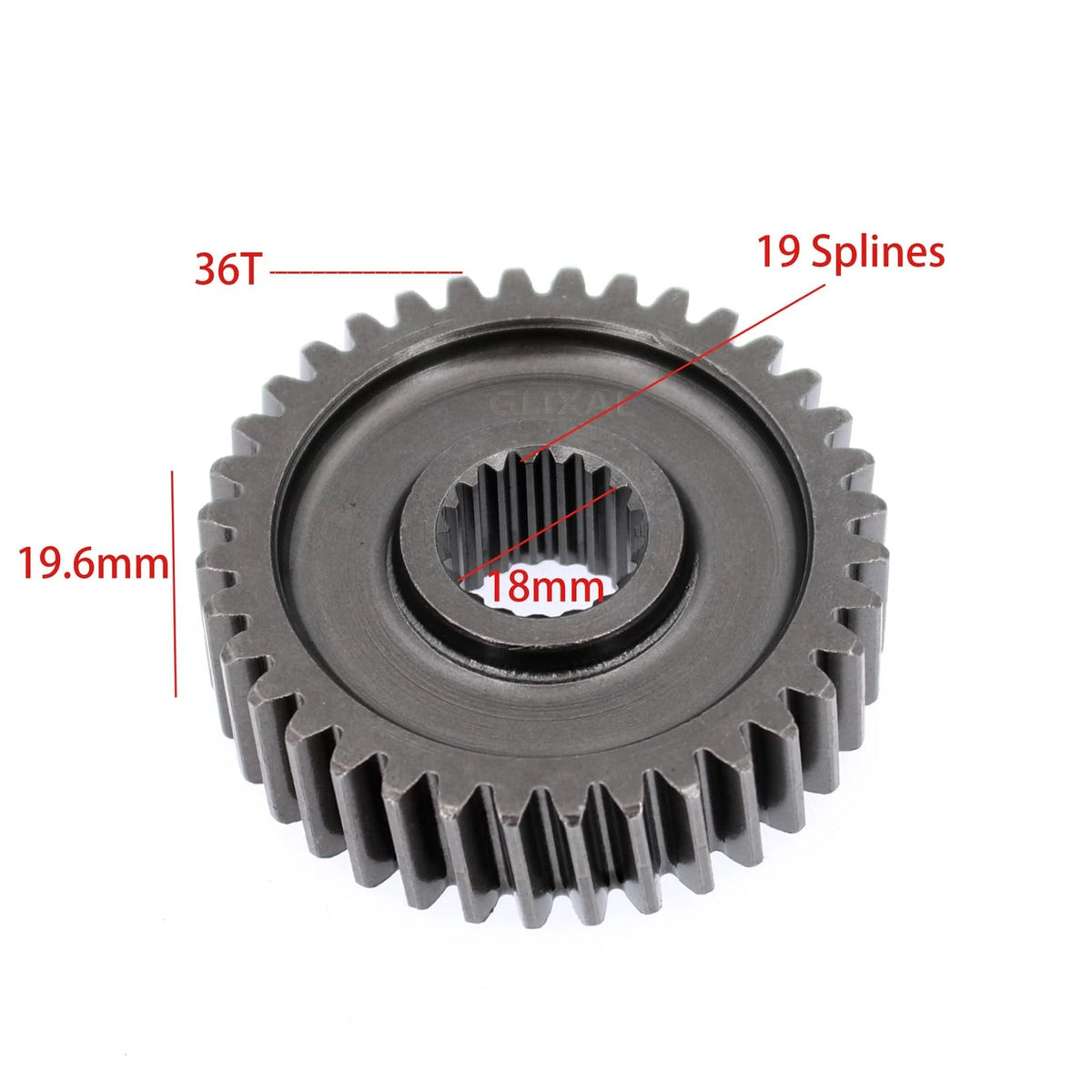Final Drive Gear 18-36T for GY6 150cc 180cc 200cc
