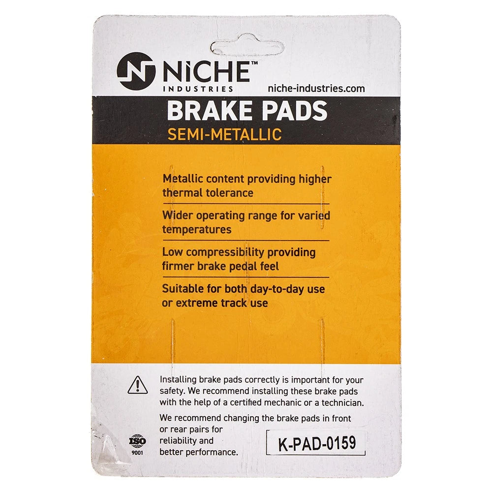 Brake Pad Set for Yamaha V Star 1100 (3XF-W0045-50-00, MK1002653, 5VU-25805-00-00)