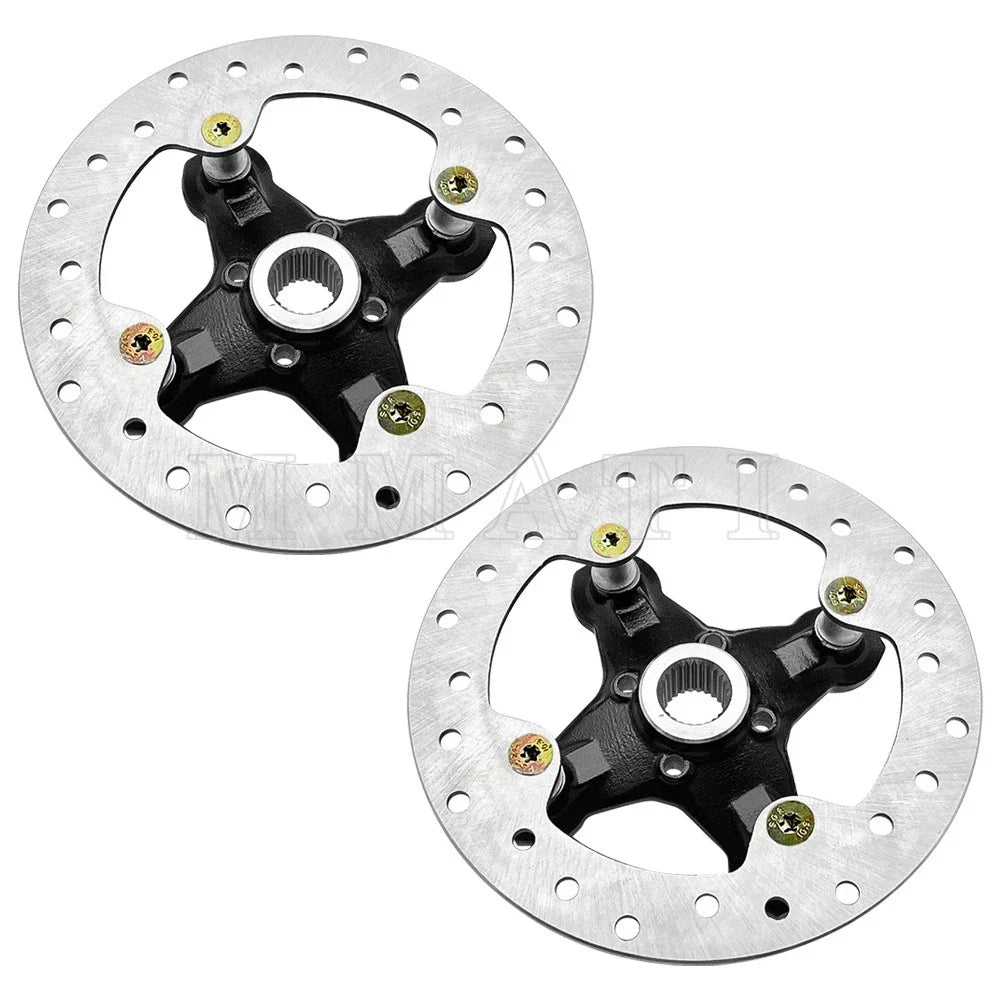 2 Front/Rear Wheel Hubs & Brake Rotor for Can Am Outlander Renegade 1000 (2012–2021)