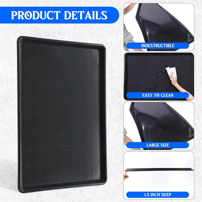 3X Extra Large Oil Drip Pan for Under Car (35.4 x 24 x 1.6 in)