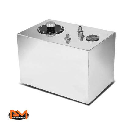 12 Gallon Aluminum Fuel Cell for Universal Applications (Polished Chrome)