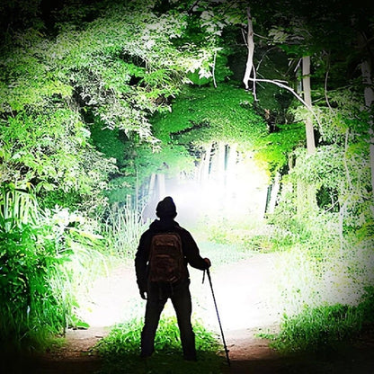 COB LED Headlamp for Work Light Bar (USB Rechargeable)