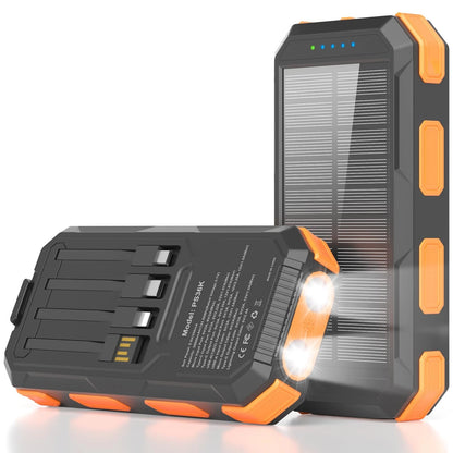 Solar Charger Power Bank 38800mAh, 22.5W USB-C Fast Charging