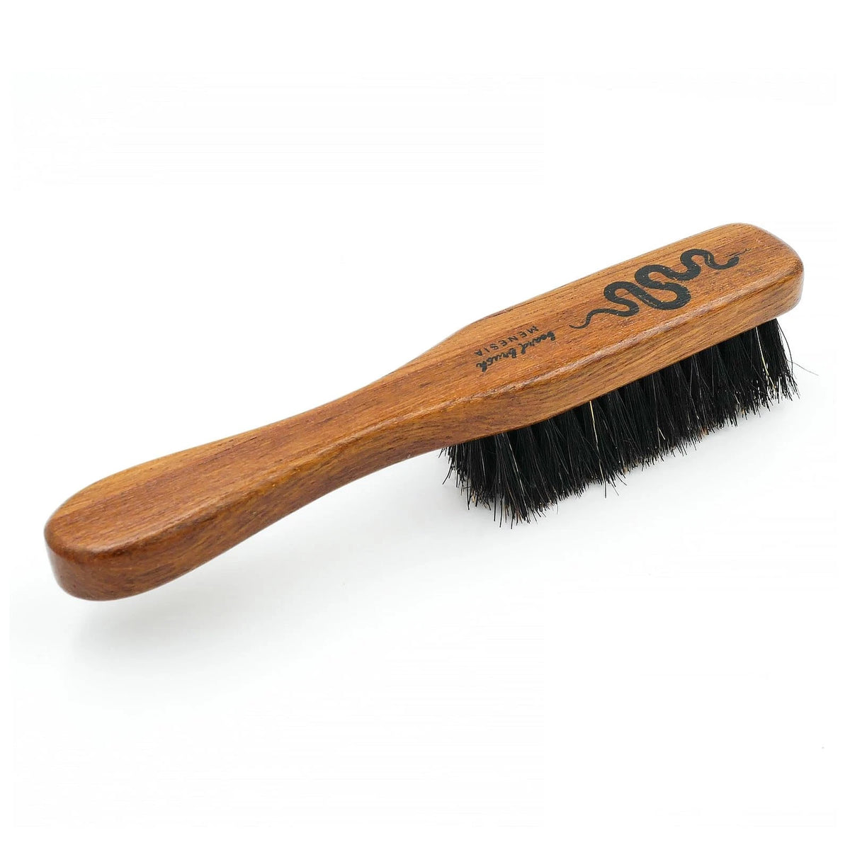 Menesia Small Beard Brush for Men, Travel Boar Medium