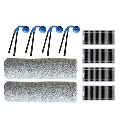 Set of 4 Mop Roller Brushes & HEPA Filters for Ecovacs Deebot X9 X11 T80s