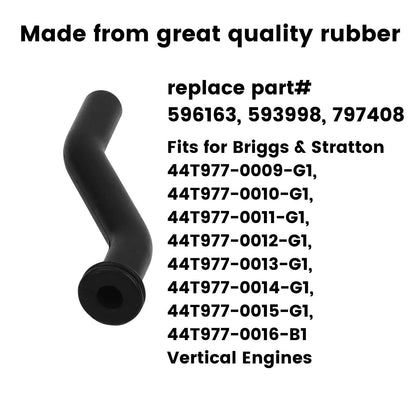 5X Vacuum Hose for John Deere D140 Lawn Mower Tractor (2010–2015)