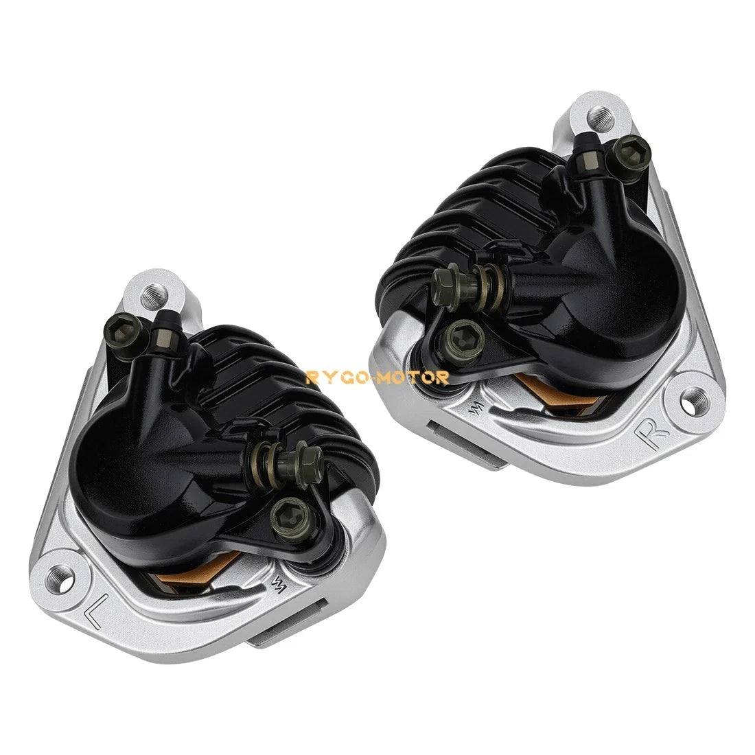 Set of 2 Front Brake Calipers w/Pads for Honda Goldwing 1000 GL1000 (1975–1977)