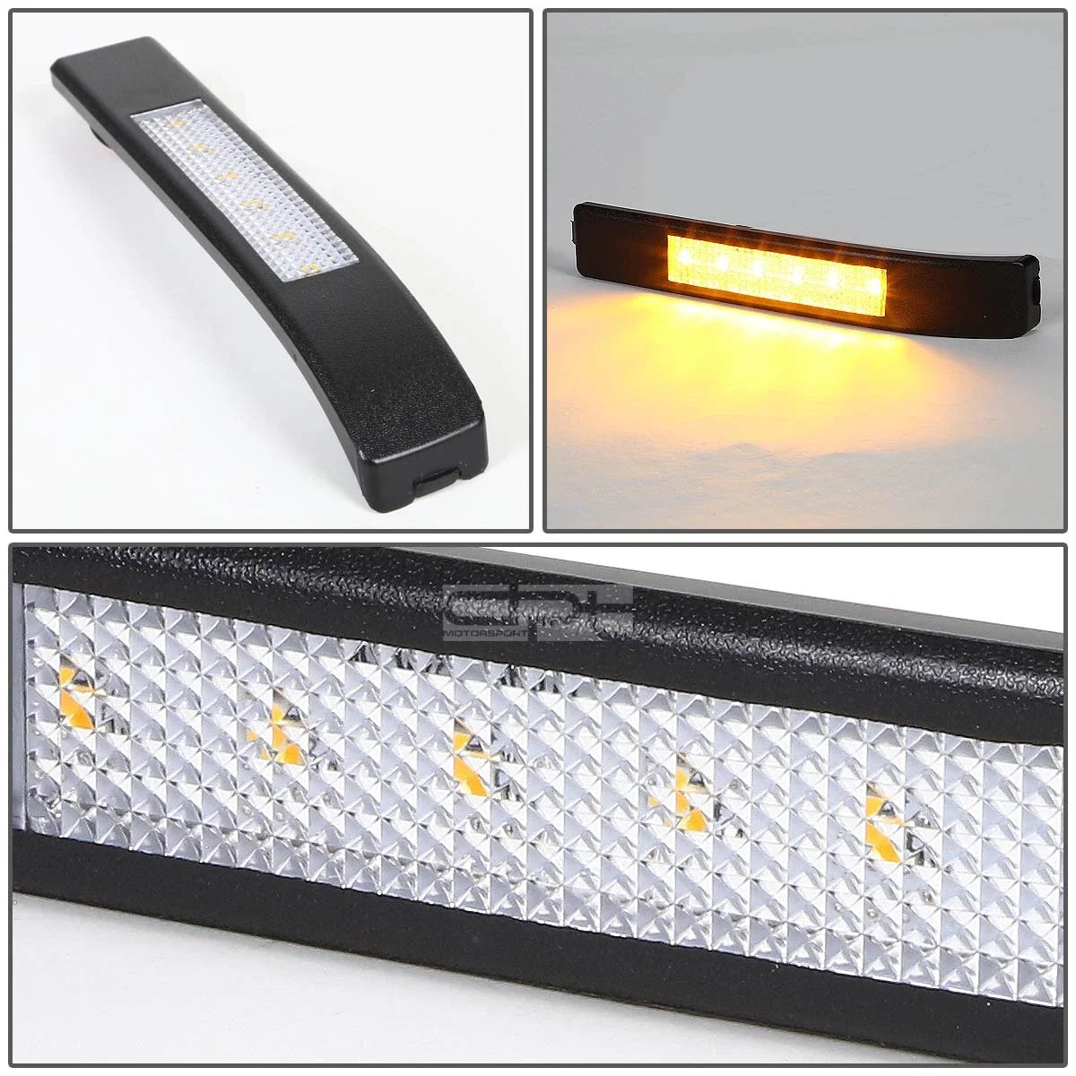 Chrome Amber LED Towing/Side Mirror Turn Signal Light for Ford F150 (2009–2014)