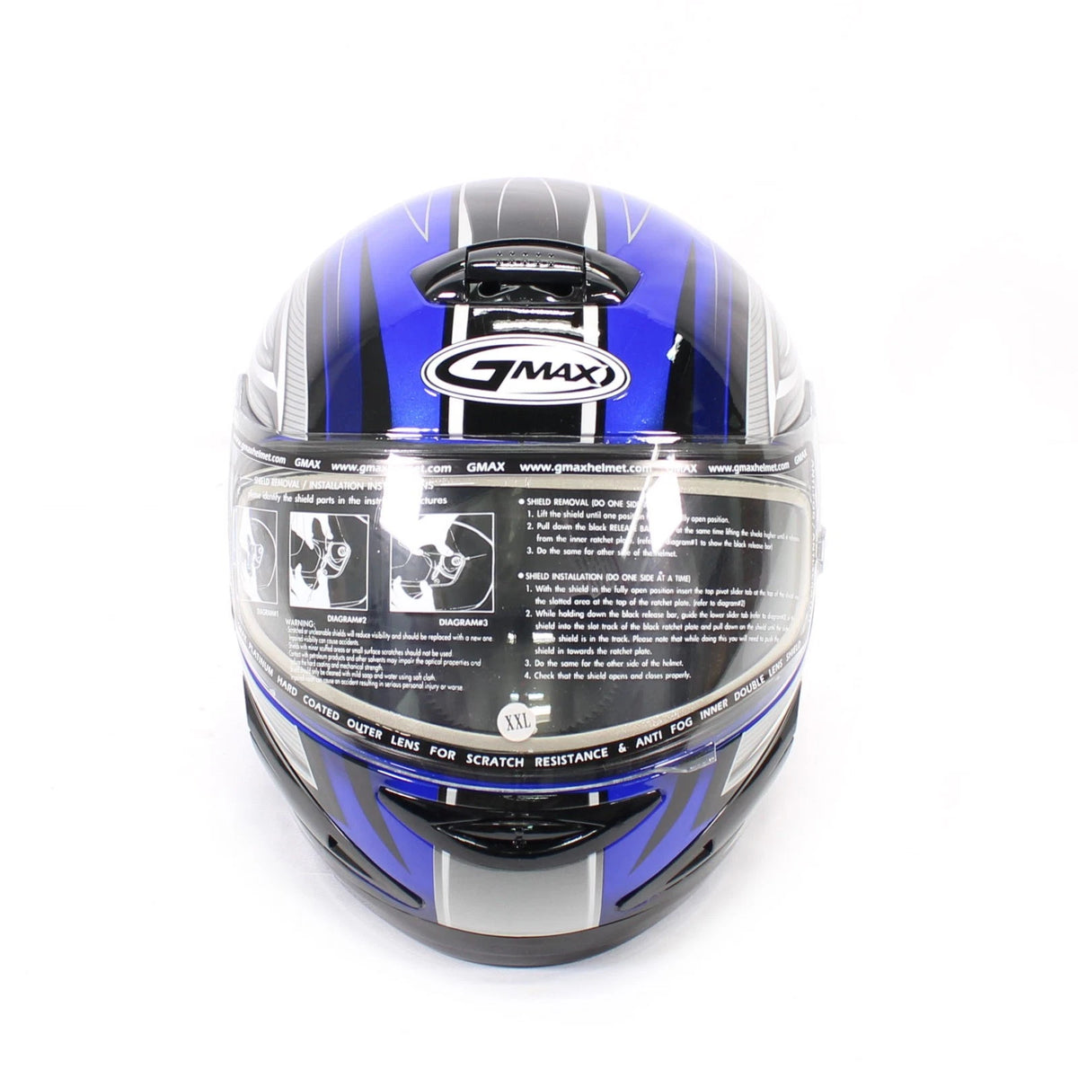 Marshall GMAX Nitrous TC-2 Blue Helmet for LSS-3115