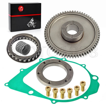 One Way Bearing Starter Clutch Kit Idler Gear for Yamaha Warrior 350 (1987–2004)