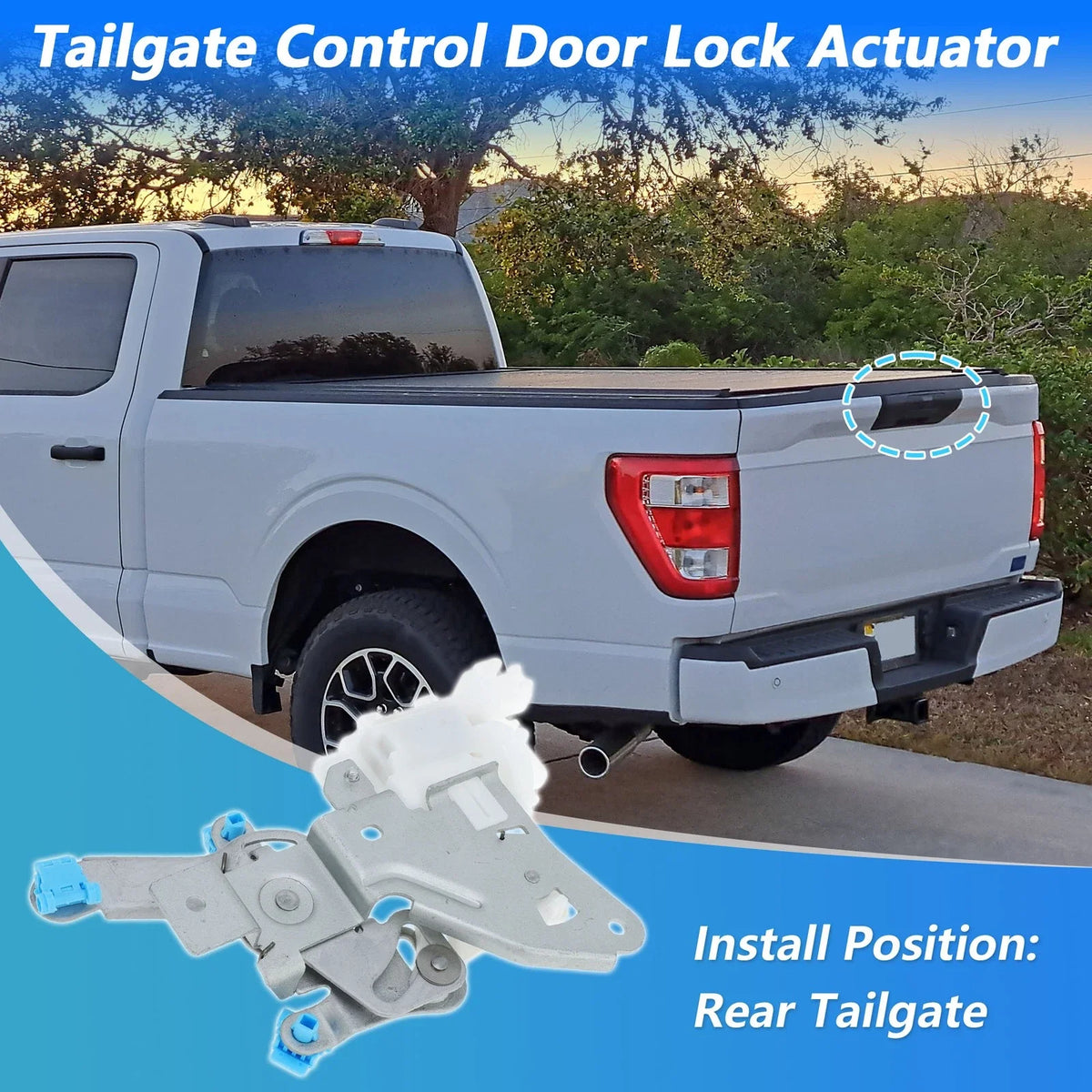 Tailgate Control Door Lock Actuator FL3Z9943170B for Ford F-150 (2015–2023)