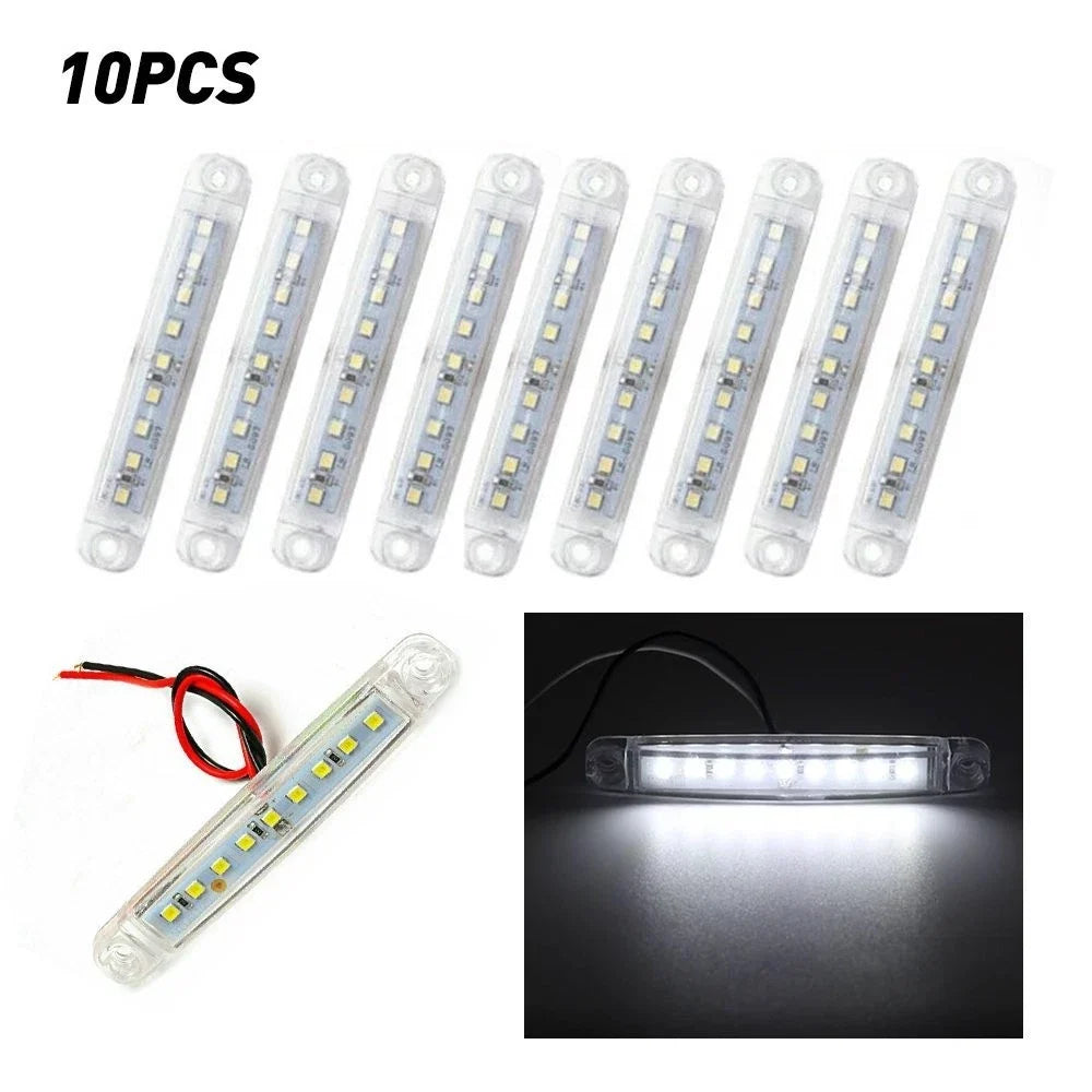 10X LED Sealed Side Clearance Light Marker for Truck Trailer (R)