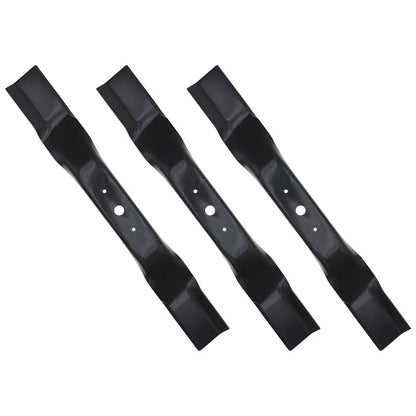 Set of 3 Mower Blades for Walker 54" Decks (Fits 5/8" Center Hole)