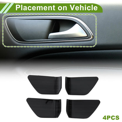 Interior Door Handle Bowl Cover Trim for Nissan Rogue (2021–2025) Black