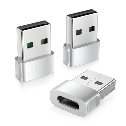 3X Car Charger Adapter for iPhone 17, 16, Pro Max - USB Male to Type C