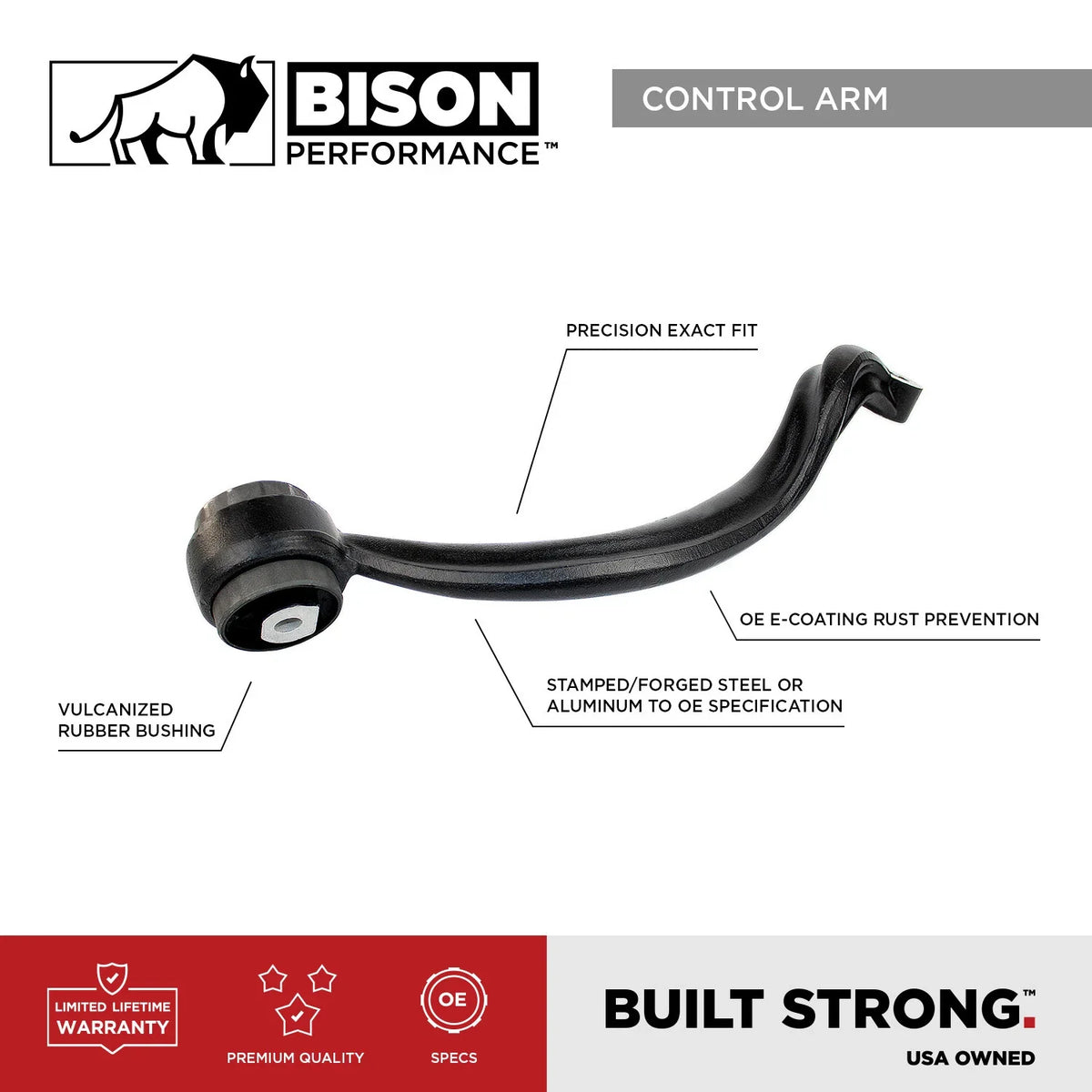 4pc Control Arms Kit for Chevrolet GMC RWD (2010–2023)