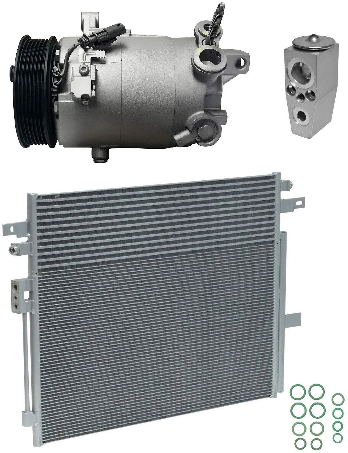 A C Compressor Kit With Condenser for GMC Canyon 3.6L (2015–2015)