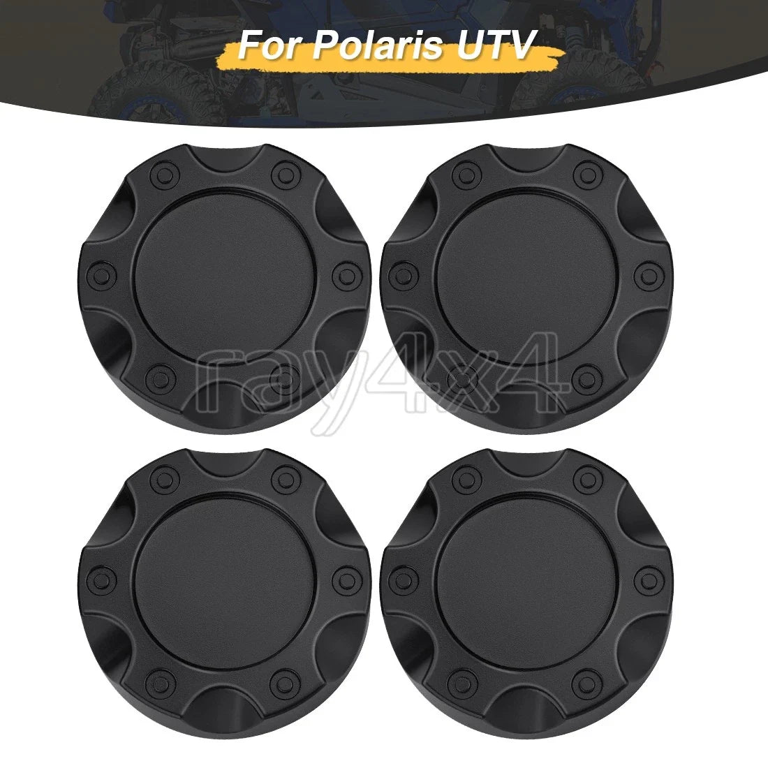 Set of 4 Rim Caps for Polaris RZR XP 1000 (2017–2022)