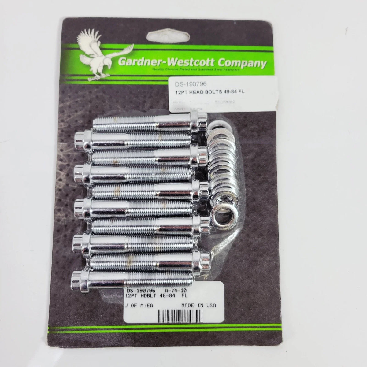 12-Point Chrome Head Bolt Kit for Harley-Davidson Big Twin (1948–1984)