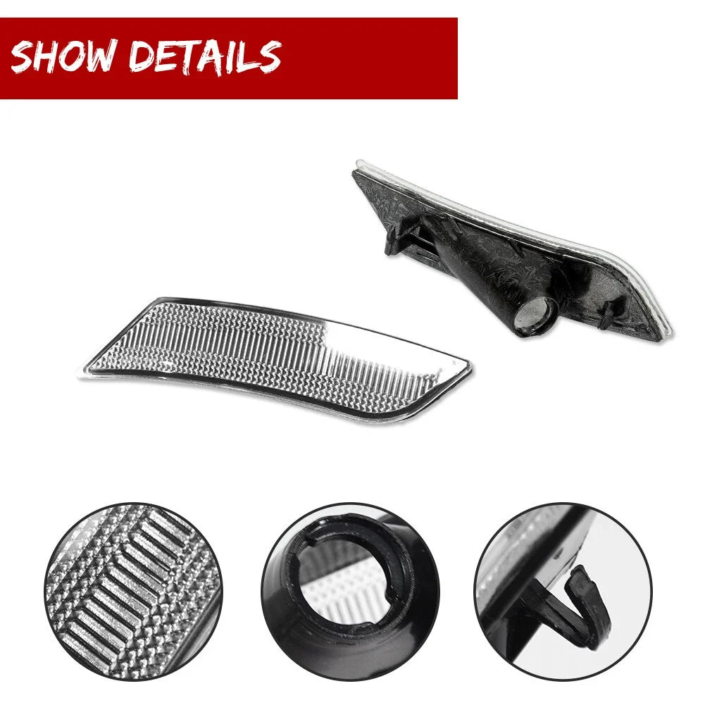 Front Side Marker Lights for Cadillac ATS (2013–2014) & XT5 (2017–2024)