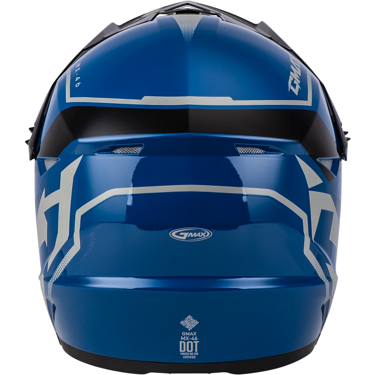 Youth MX-46 Compound Helmet for Youth Medium (D3464431) - Blue/Black/Grey