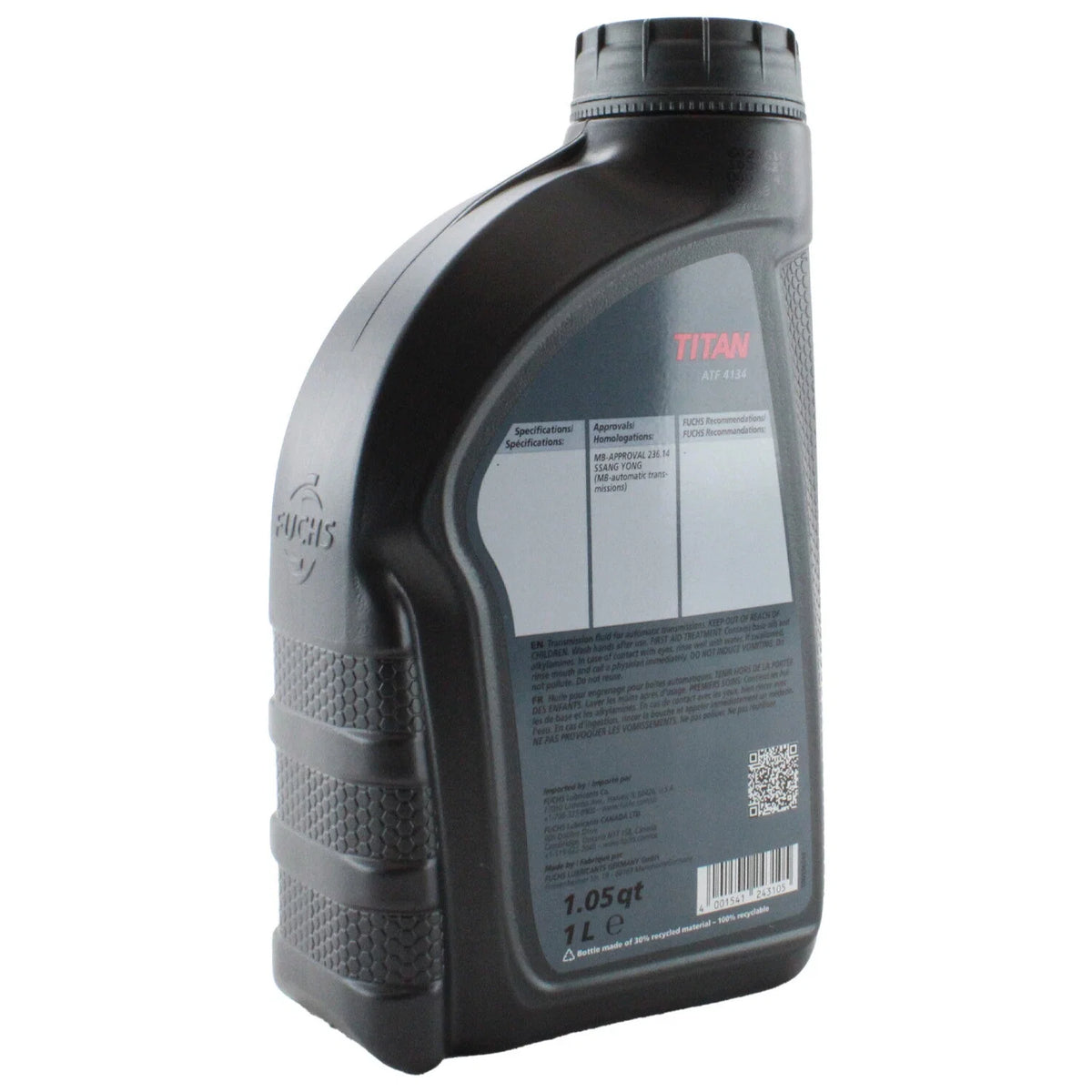 3X 1L Fuchs TITAN ATF 4134 Auto Transmission Fluid for Dodge Maybach