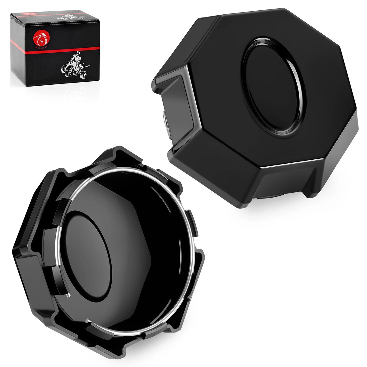 2 Wheel Rim Caps for Polaris Ranger 1000 Crew EPS (2018) #1521954-067 #1521954-458