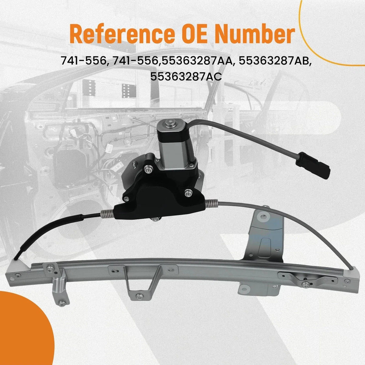 1x Front Left Electric Window Regulator for Jeep Grand Cherokee (2000–2004)