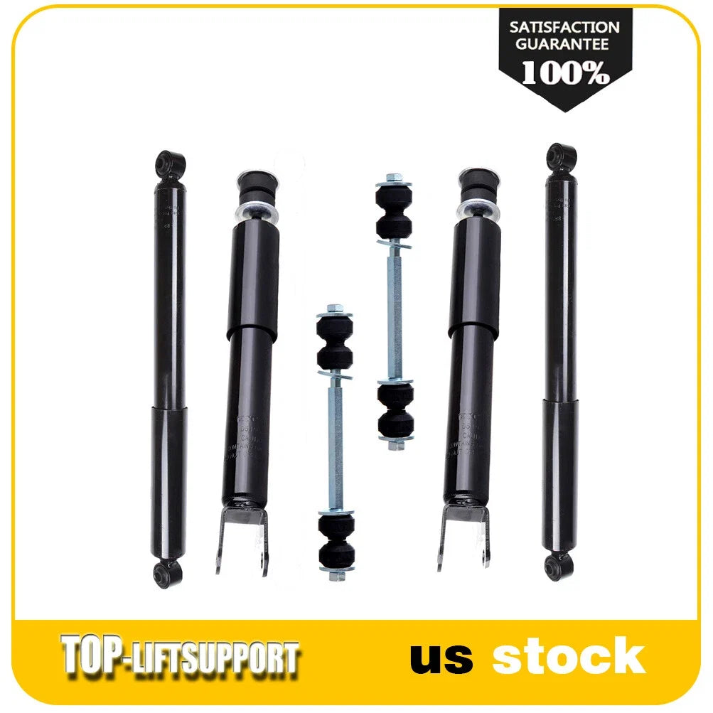 Set of 4 Shock Absorbers and Sway Bars for Silverado Sierra 1500 Yukon 4WD