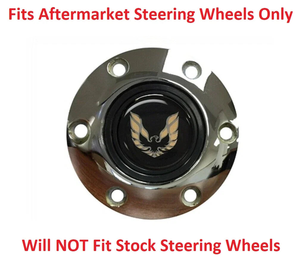 Horn Button Chrome 6 Hole Replacement for Pontiac Firebird (1967–1969)